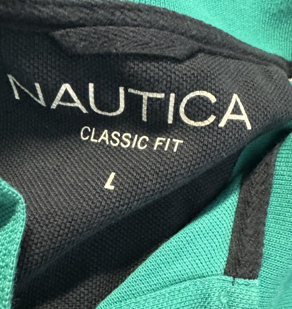 Nautica Men's Polo Shirt Size L Large Cotton Casual