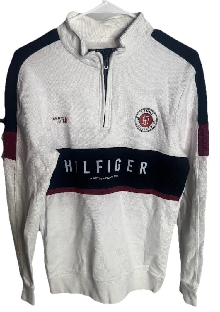 Tommy HIlfiger Sweater Mens Medium 1/4 Zip Pullover