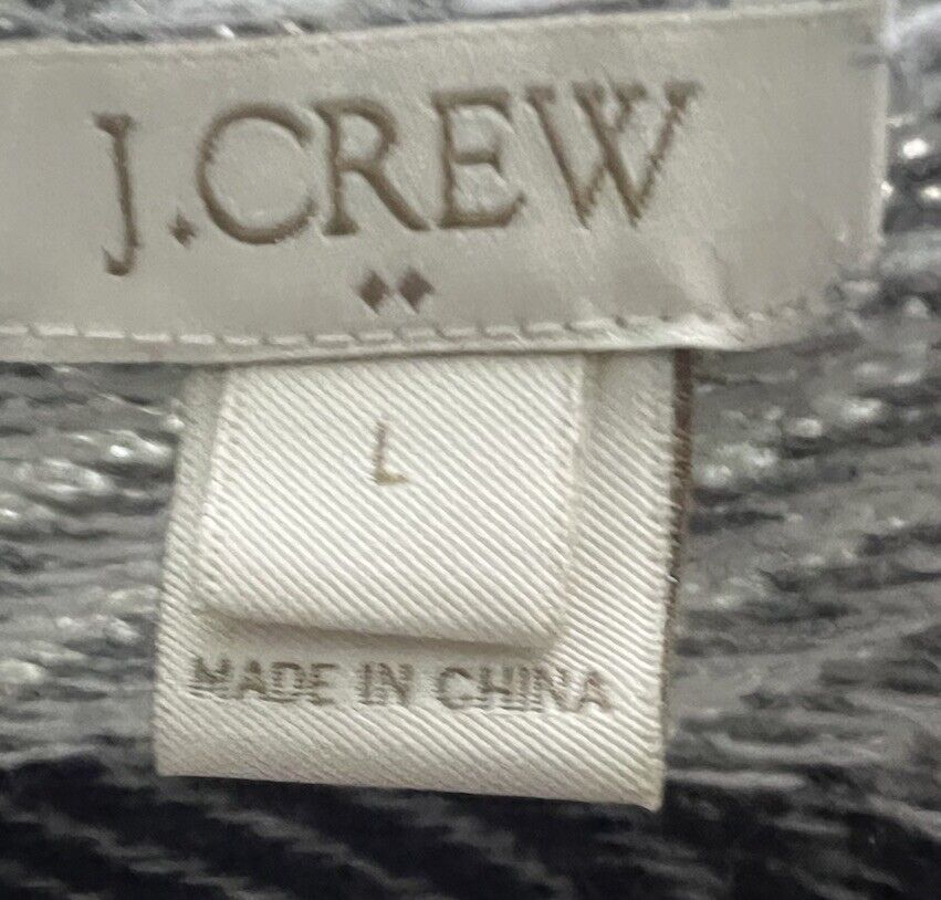 J Crew Womens Size Large Long Sleeve Crewneck