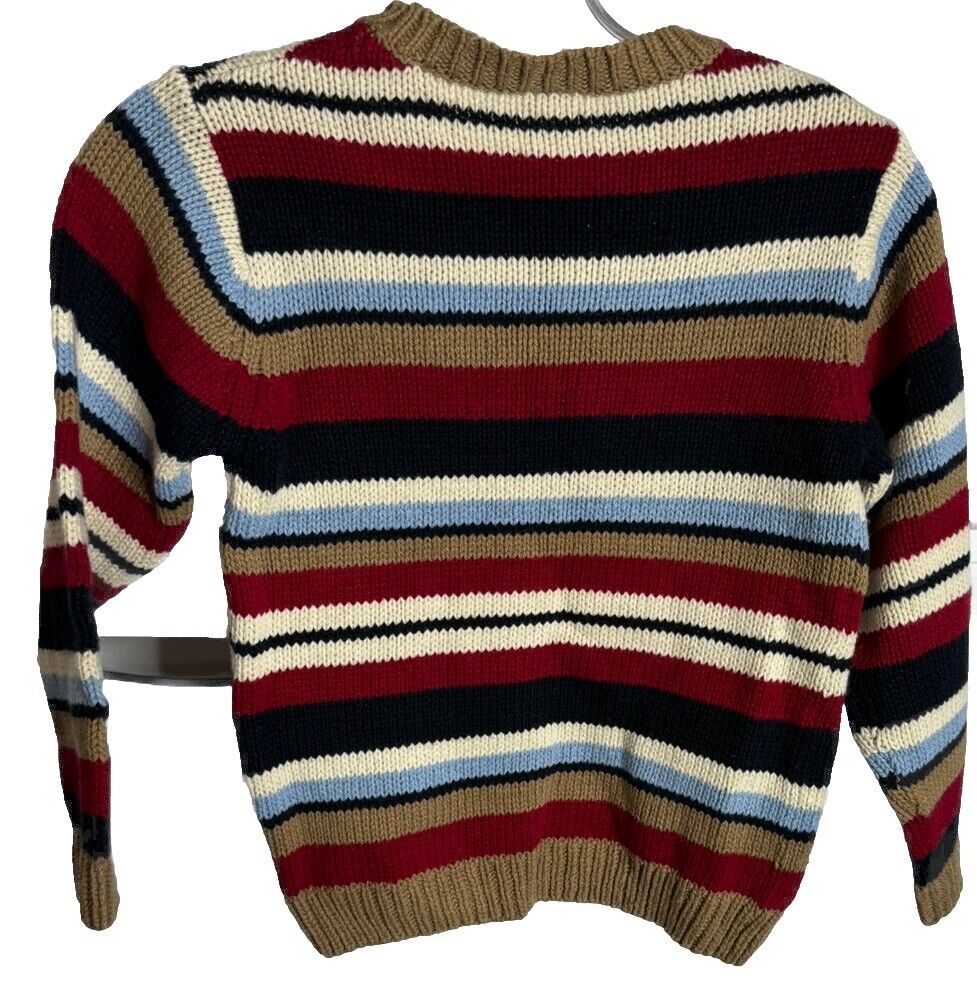 Gymboree Striped Sweater Boys Size Small 5-6 Long Sleeve Crew Neck