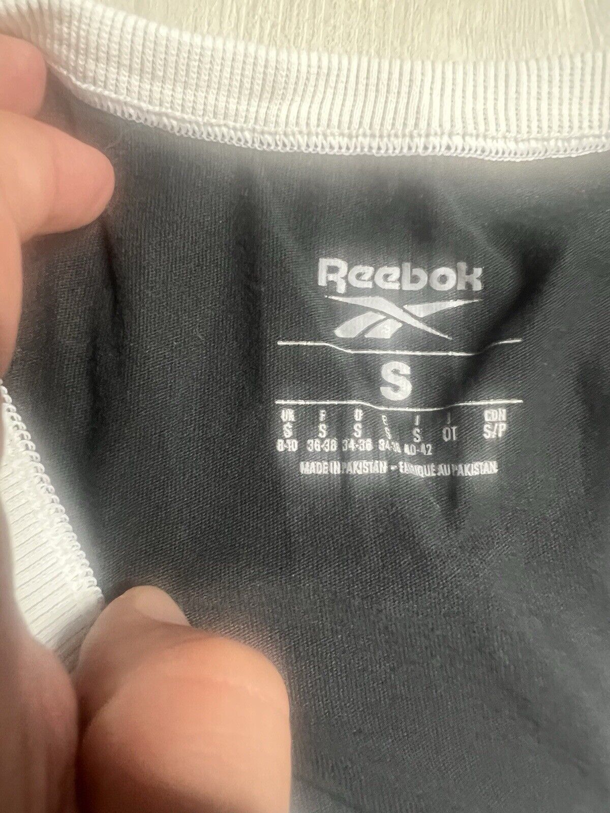 Women's Reebok Racerback Black Workout Tank Top Size S