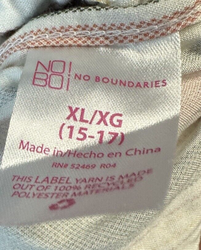 No Boundaries Button Up Shirt XL 15/17 Top