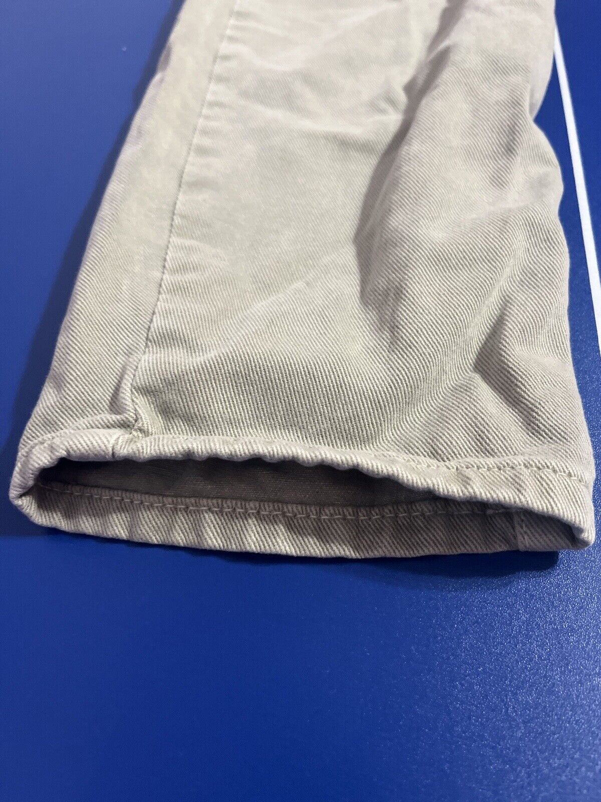 NWT Zara Wide Leg Jeans Size 6 Womens CREAM Denim Pants Summer