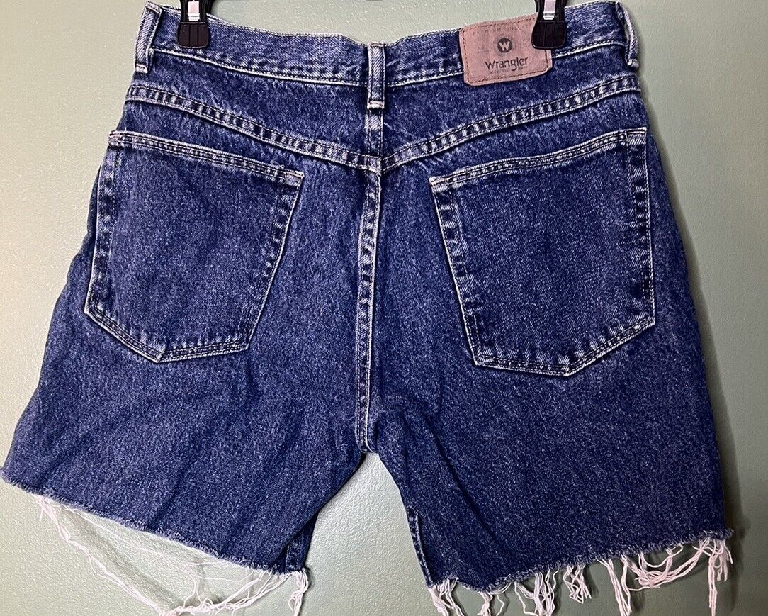 Wrangler Jean Shorts Big Kids Size 16 Husky Carpenter Blue Medium Wash Denim