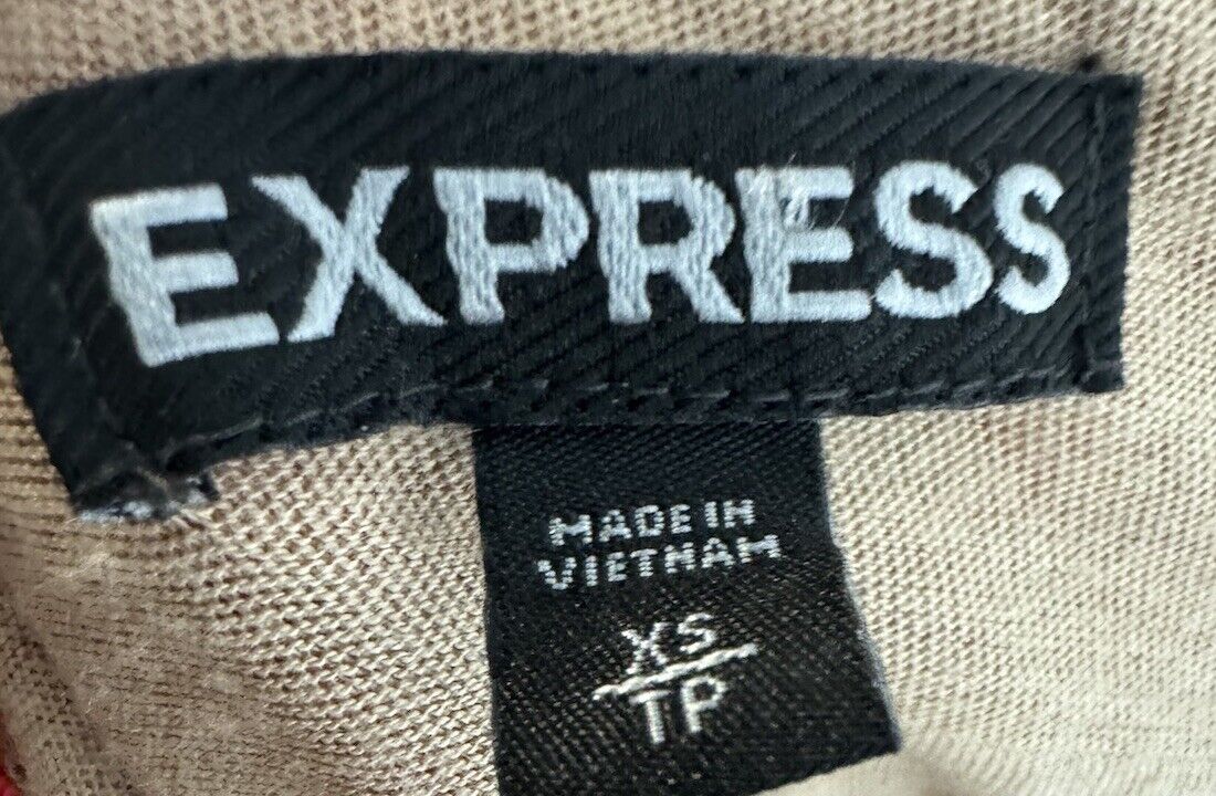 Express Tank Womens Size XS Crochet Cutout Tank Top