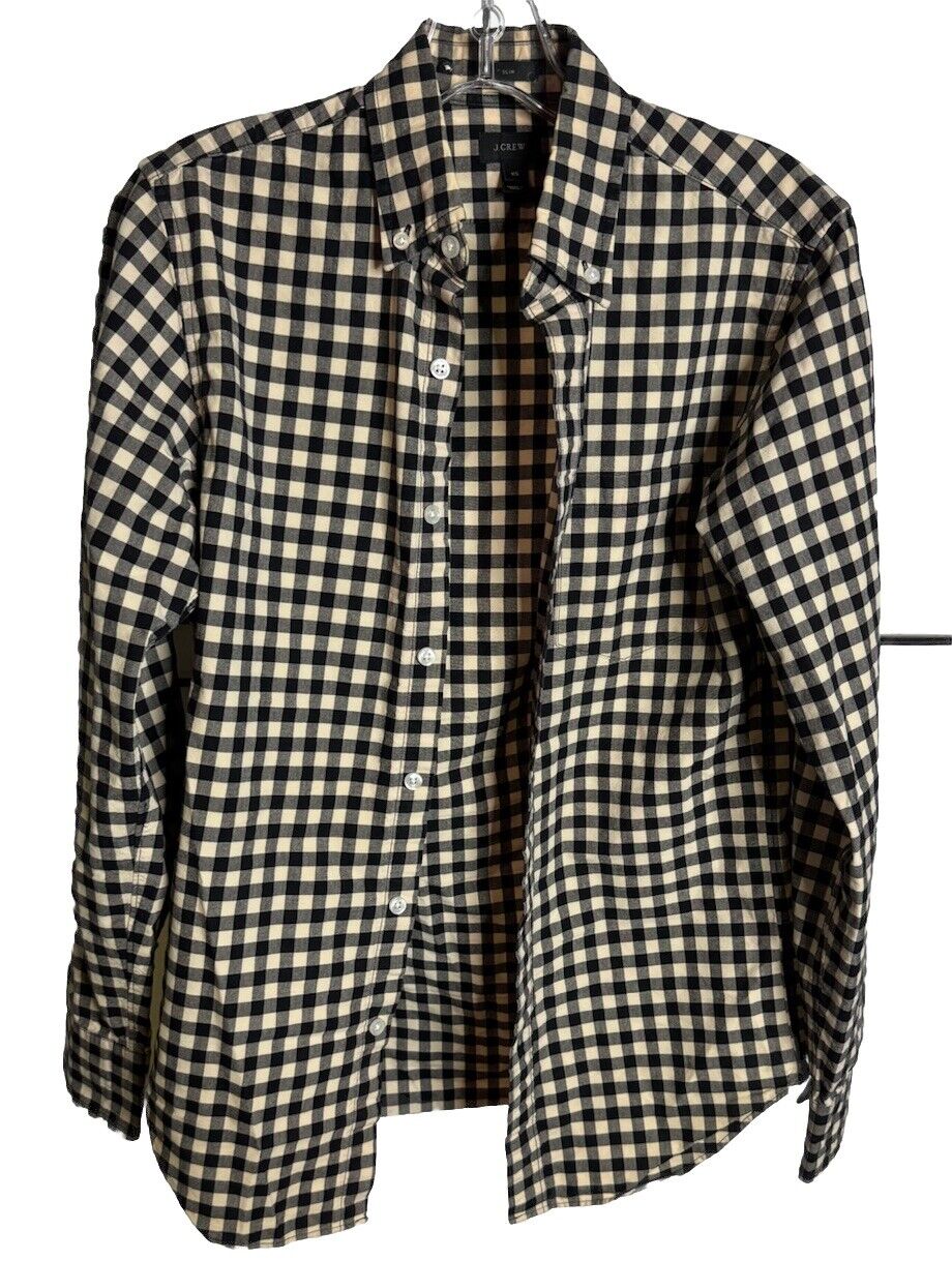 J. CREW Button Down Shirt Plaid Cotton XS