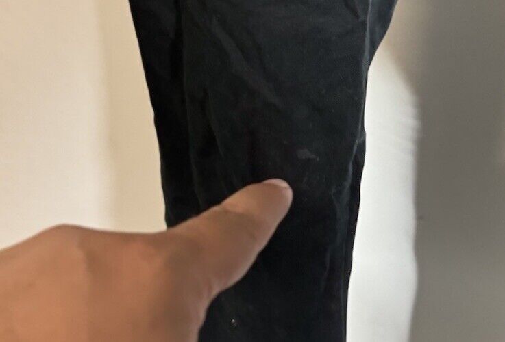Calvin Klein Black Pants Men 30W x 32L Infinite Slim Fit 4 Way Stretch Flat