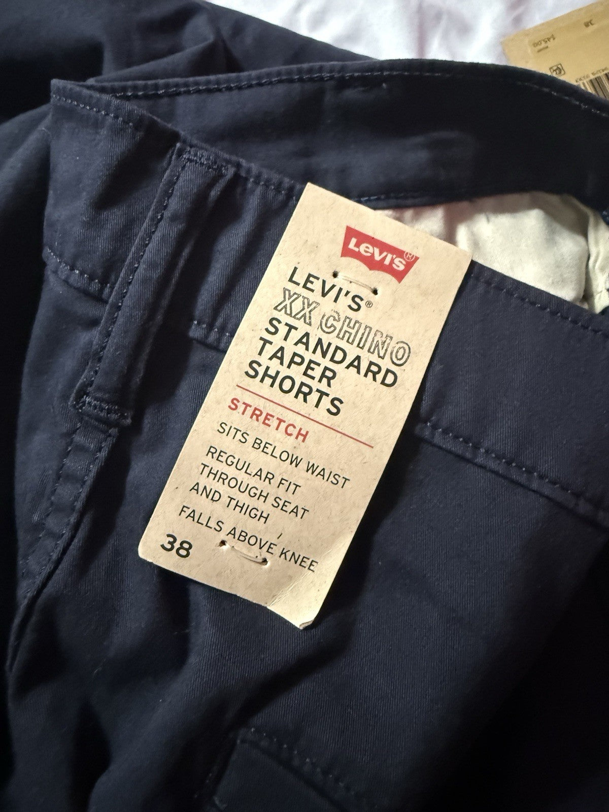 Levi’s XX Chino Shorts Men's 38” Dark Blue Standard Taper, Great Find Vintage