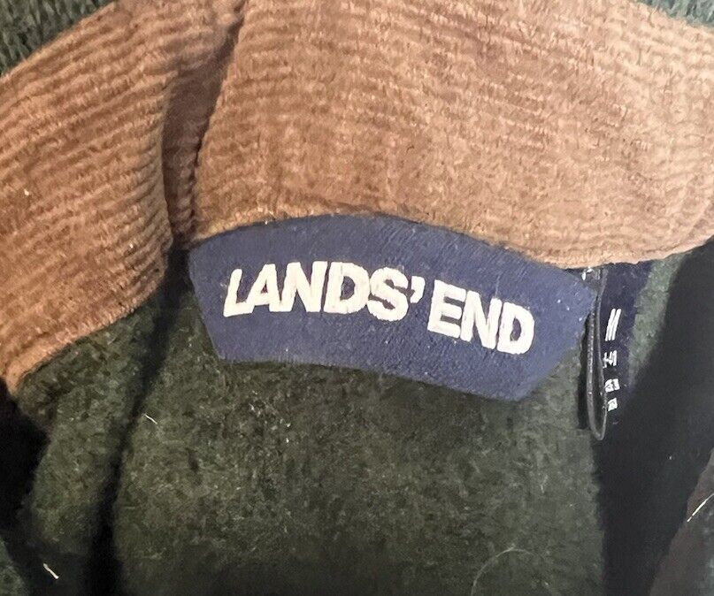 Lands end fleece 3/4 zip up size Meduim