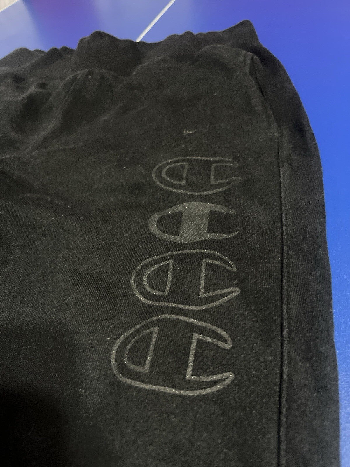 Vtg Champion Reverse Weave Logoed Sweatpants Joggers Mens Medium