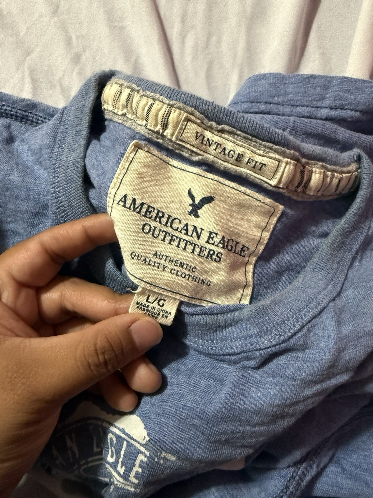 AMERICAN EAGLE OUTFITTERS Vintage Men T Shirt Size L