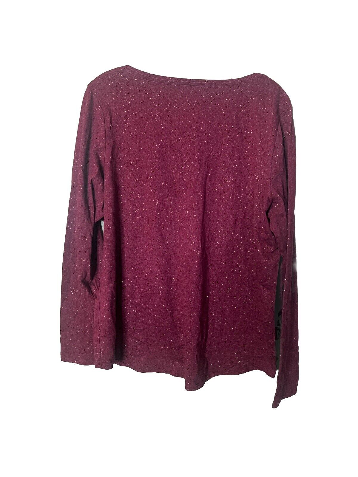SONOMA Long Sleeve Shirt Size XL maroon V Neck womens