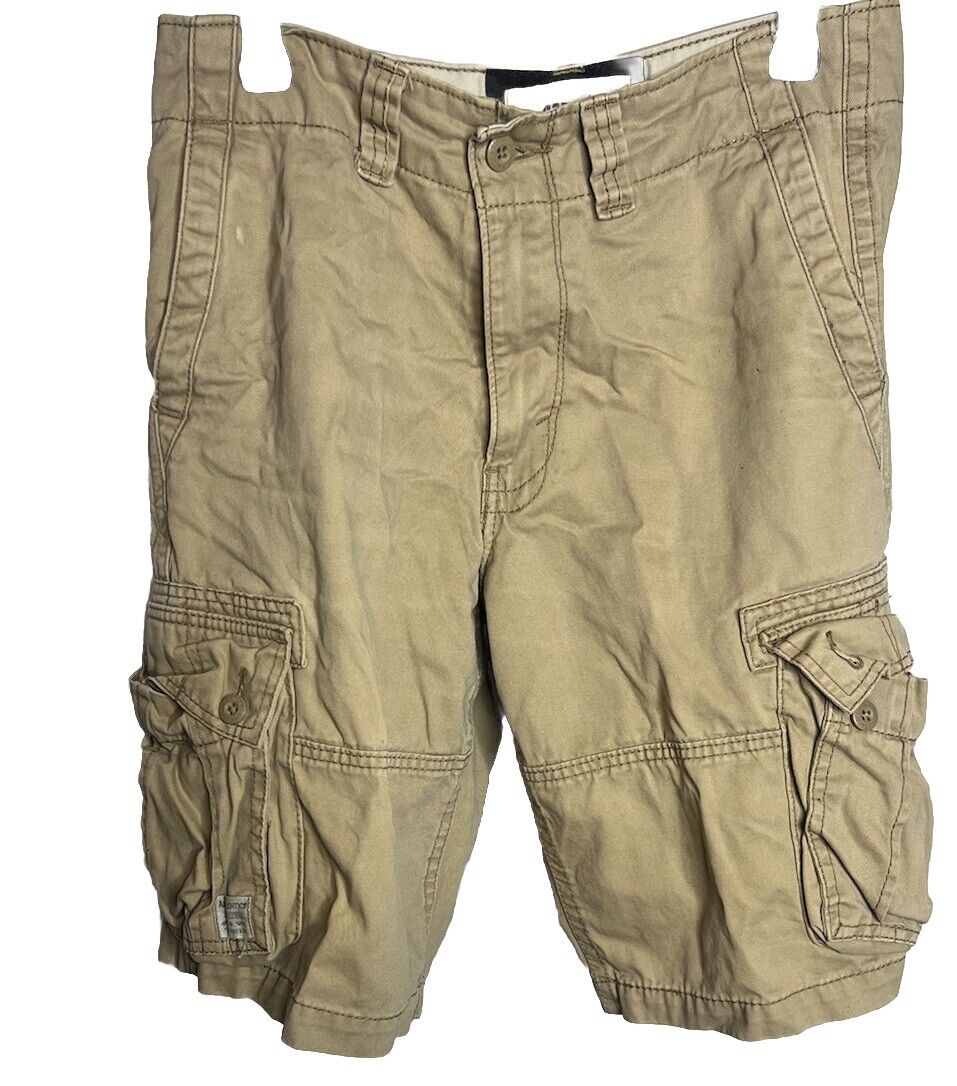 Levis Cargo Shorts Mens Size 30W Cotton Tan 10" Inseam