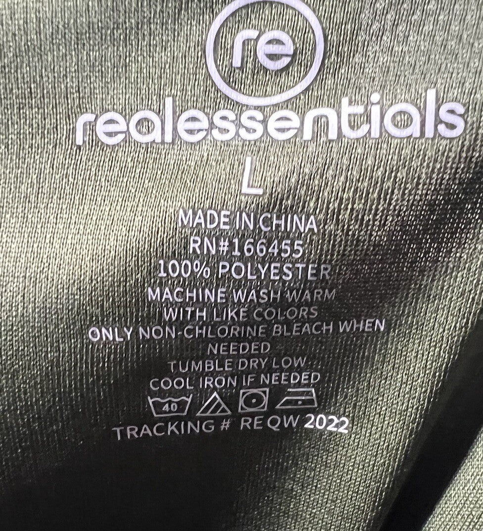 Real Essentials T Shirt Size Large