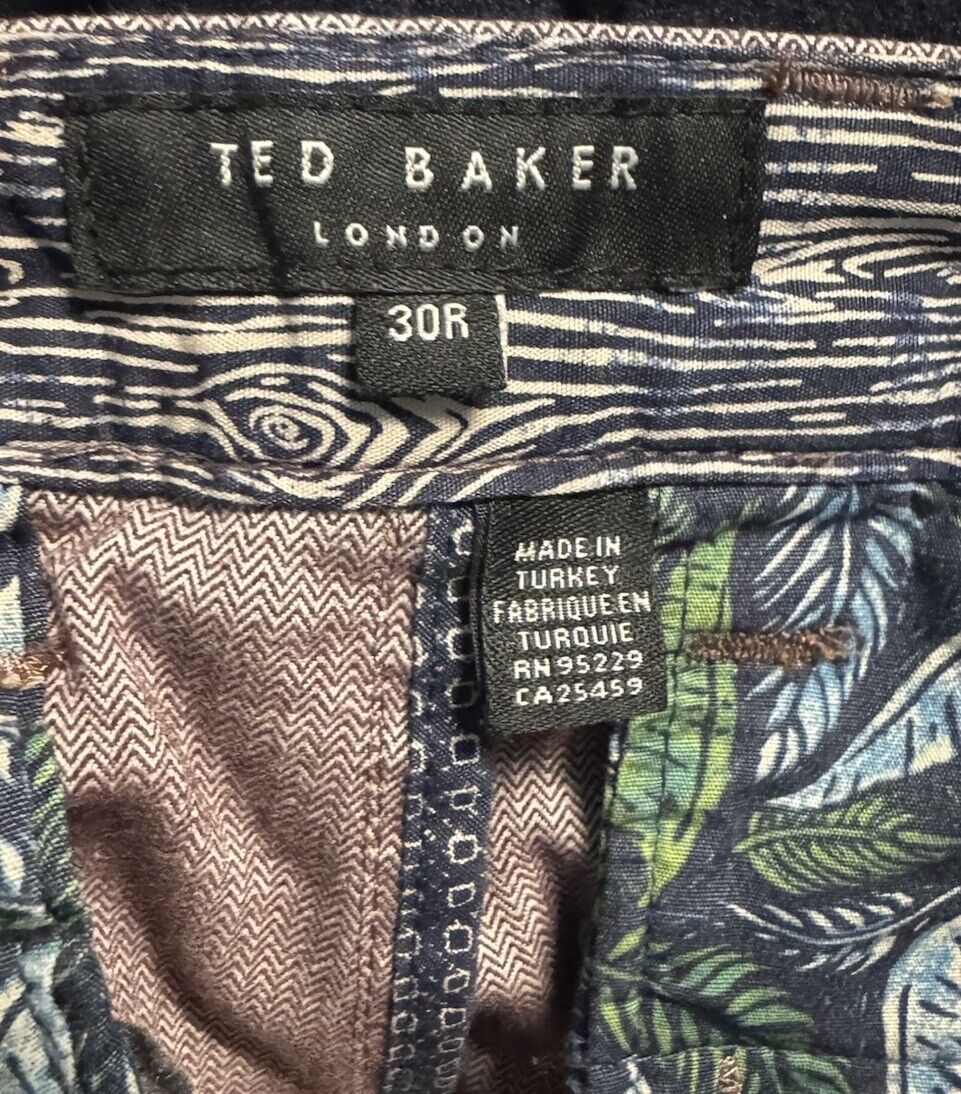 Ted Baker Pants Mens 30R Preppy Straight Leg Business Professional