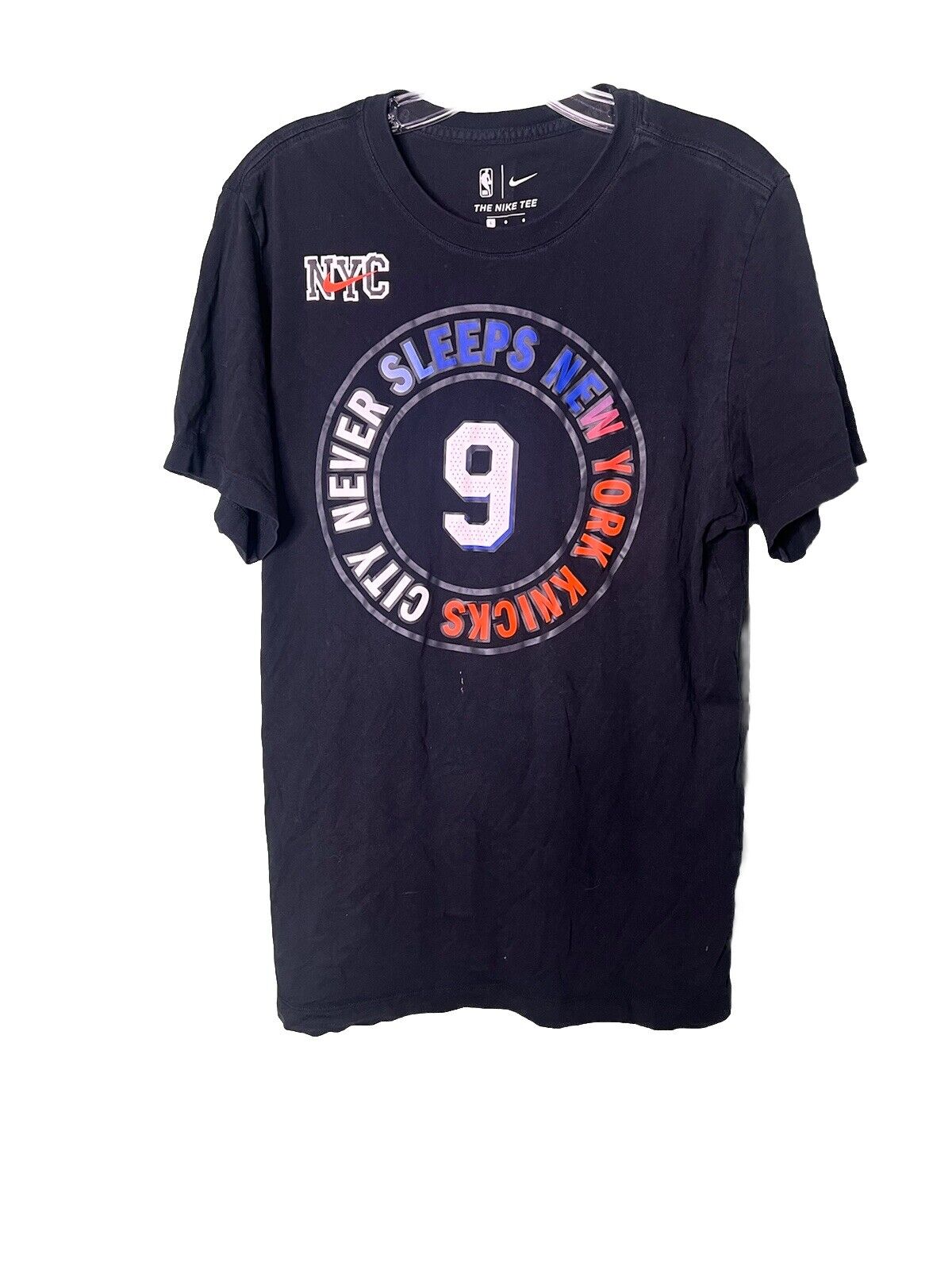 NBA NEW YORK KNICKS RJ BARRETT #9 NIKE Size Large