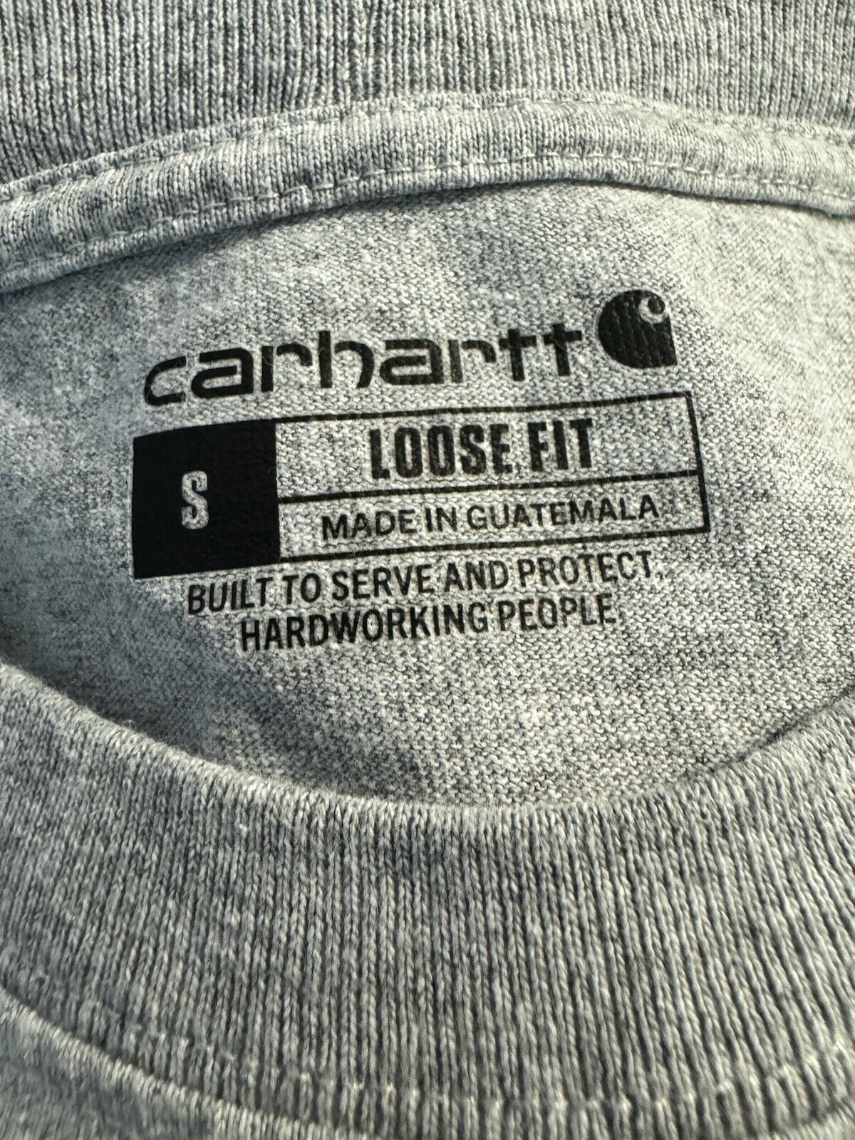 Carhartt T Shirt Men Small Long Sleeve