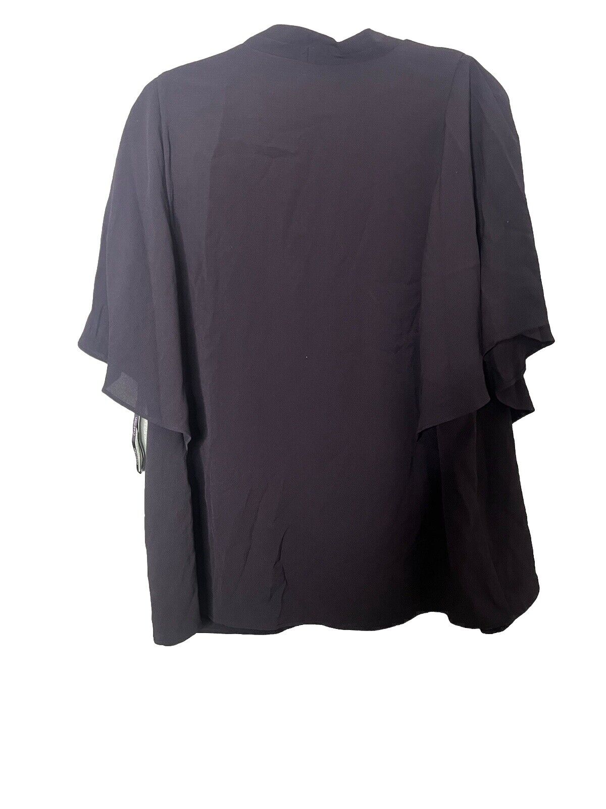 Calvin Klein Women's Cap-Sleeve V-Neck Blouse Size L