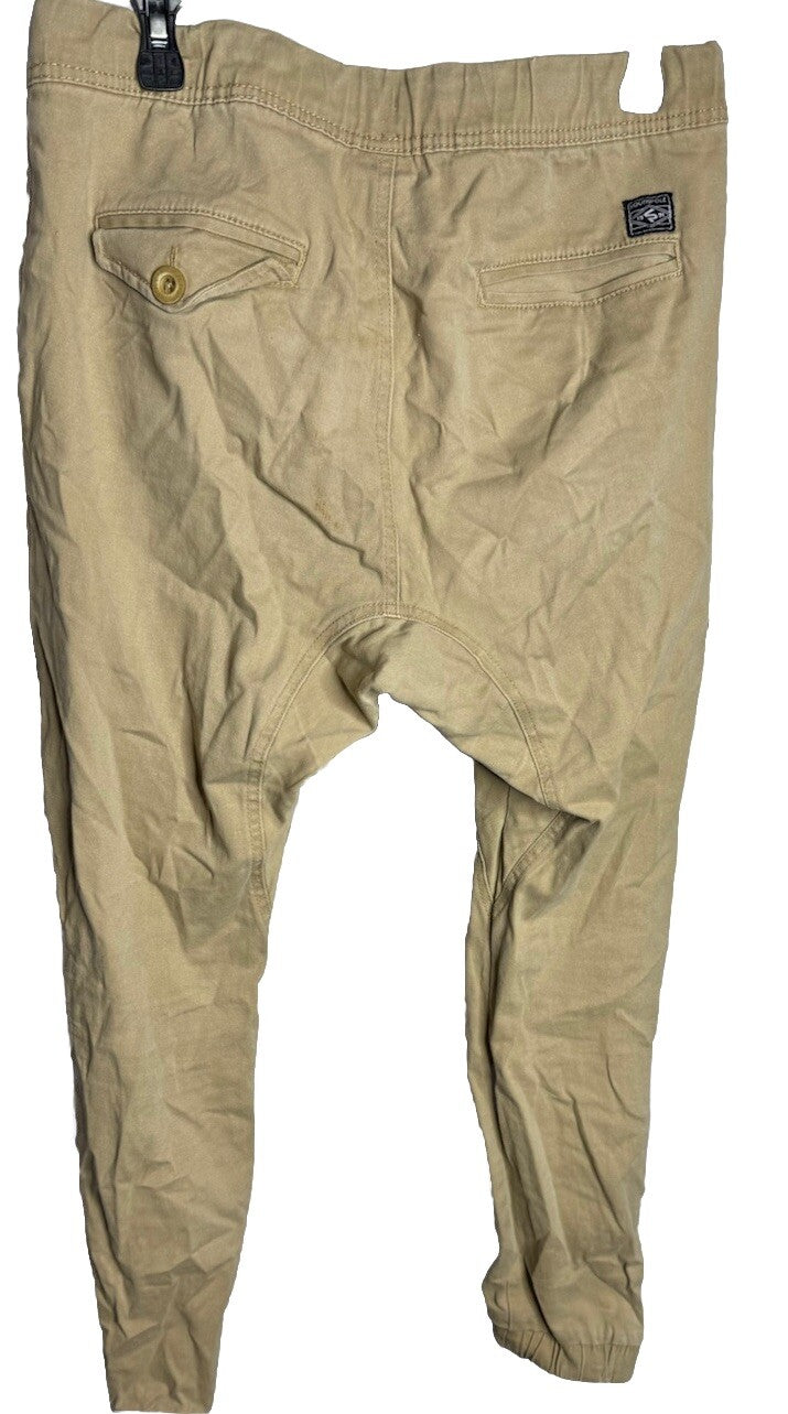 Southpole Flex the Movement Jogger Style Pants Mens Medium Khaki Elastic