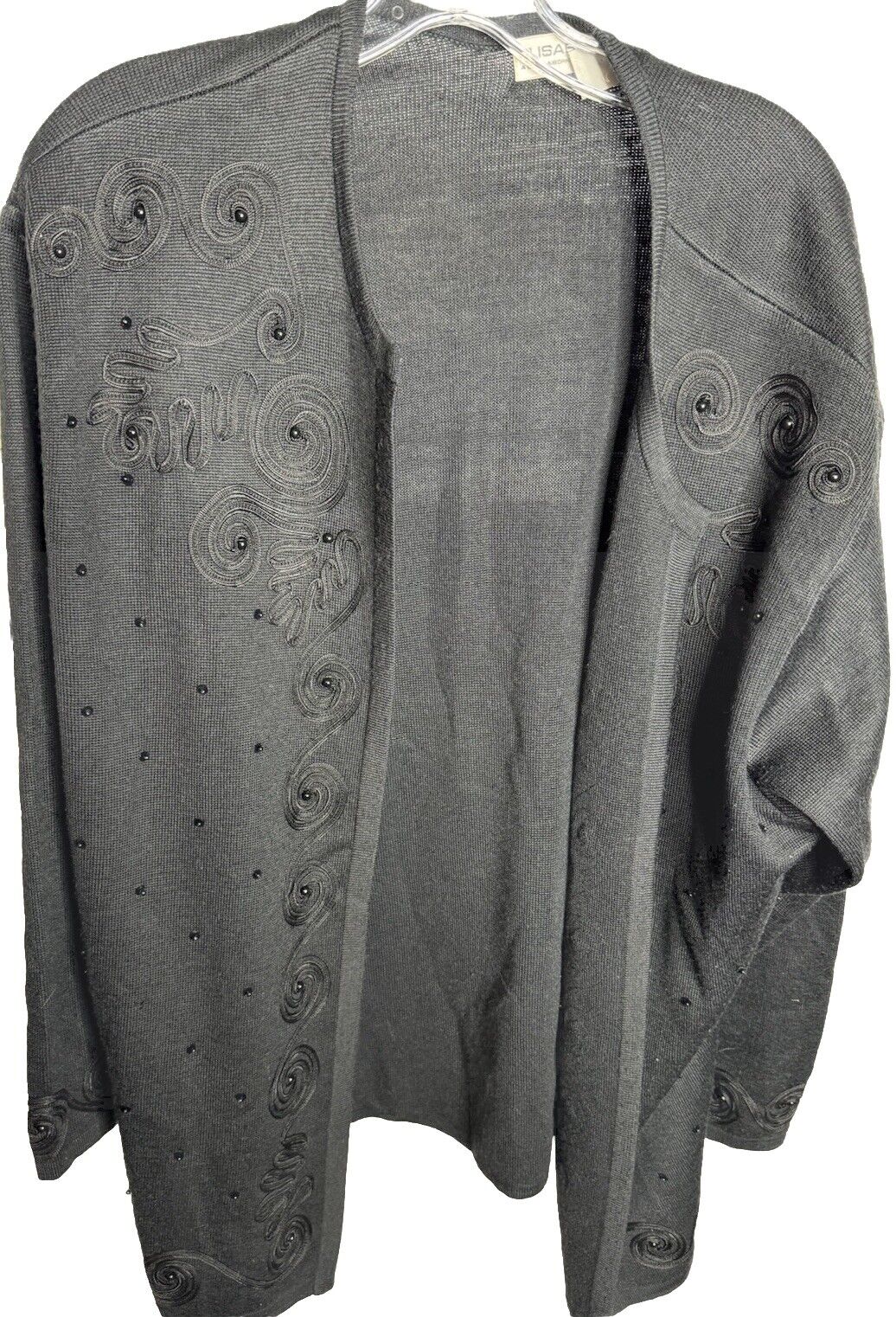 Elizabeth by Liz Claiborne Victorian Long Sleeve Cardigan Sweater 1