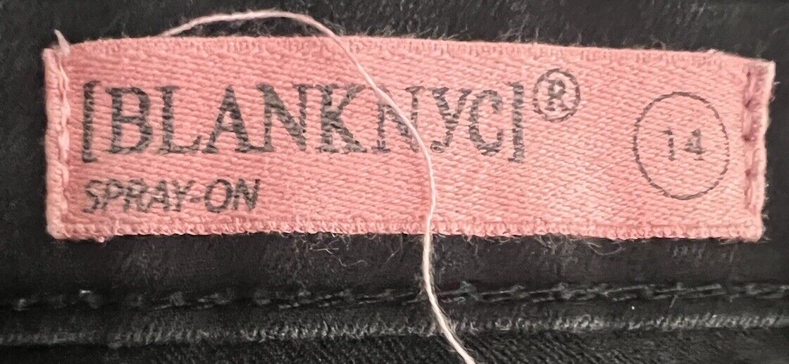 Blank NYC Dark Wash Size 14 Slim Straight Leg Jeans