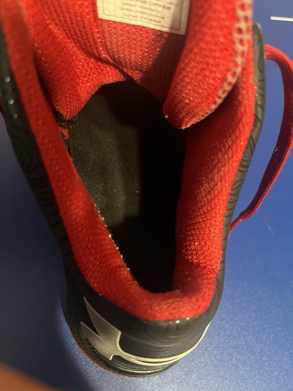 UNDER ARMOUR TEAM SPINE HAMMER Red, Men’s Size 15, High Top