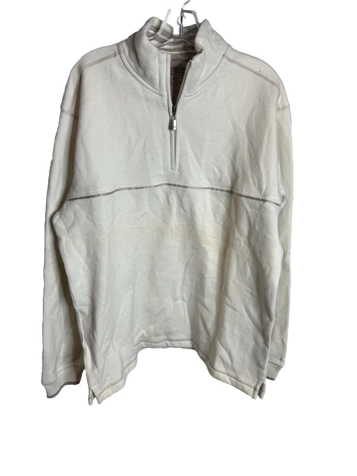 Arrow Saranac Fleece Pullover Men Large 1/4 Zip