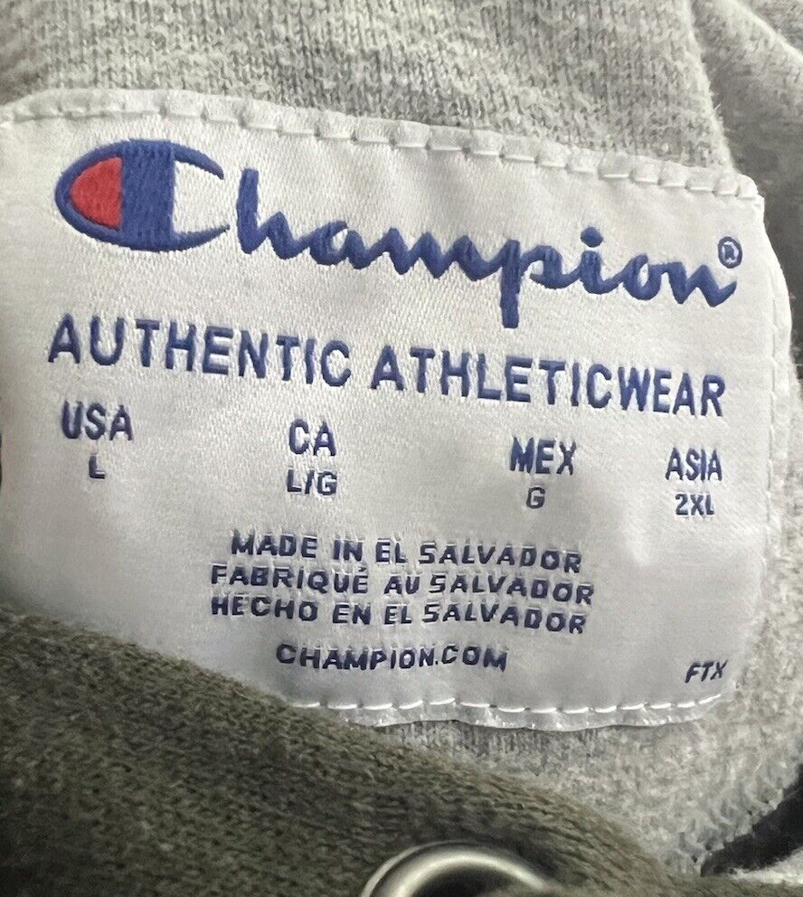 Champion Hoodie Size Large Hooded Pullover