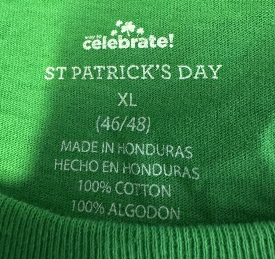 Men's Paddy's Irish Pub St. Patrick's Day Shirt Size XL