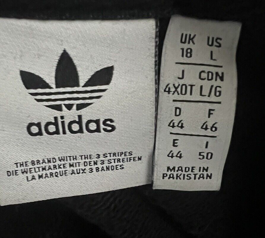 Adidas Hoodie Black Youth Large