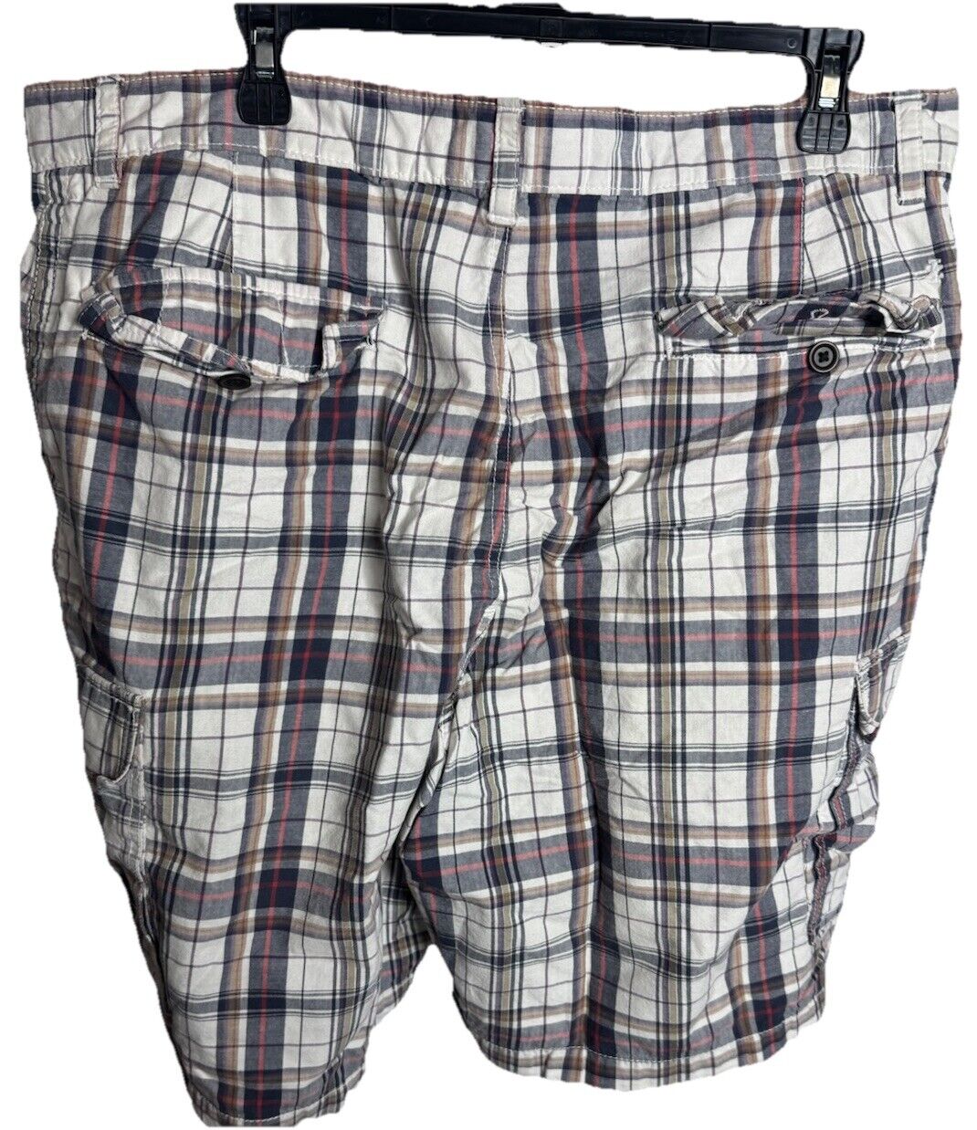 IZOD Men Golf Shorts Swing Flex Stretch Cargo Short, Khaki 38W