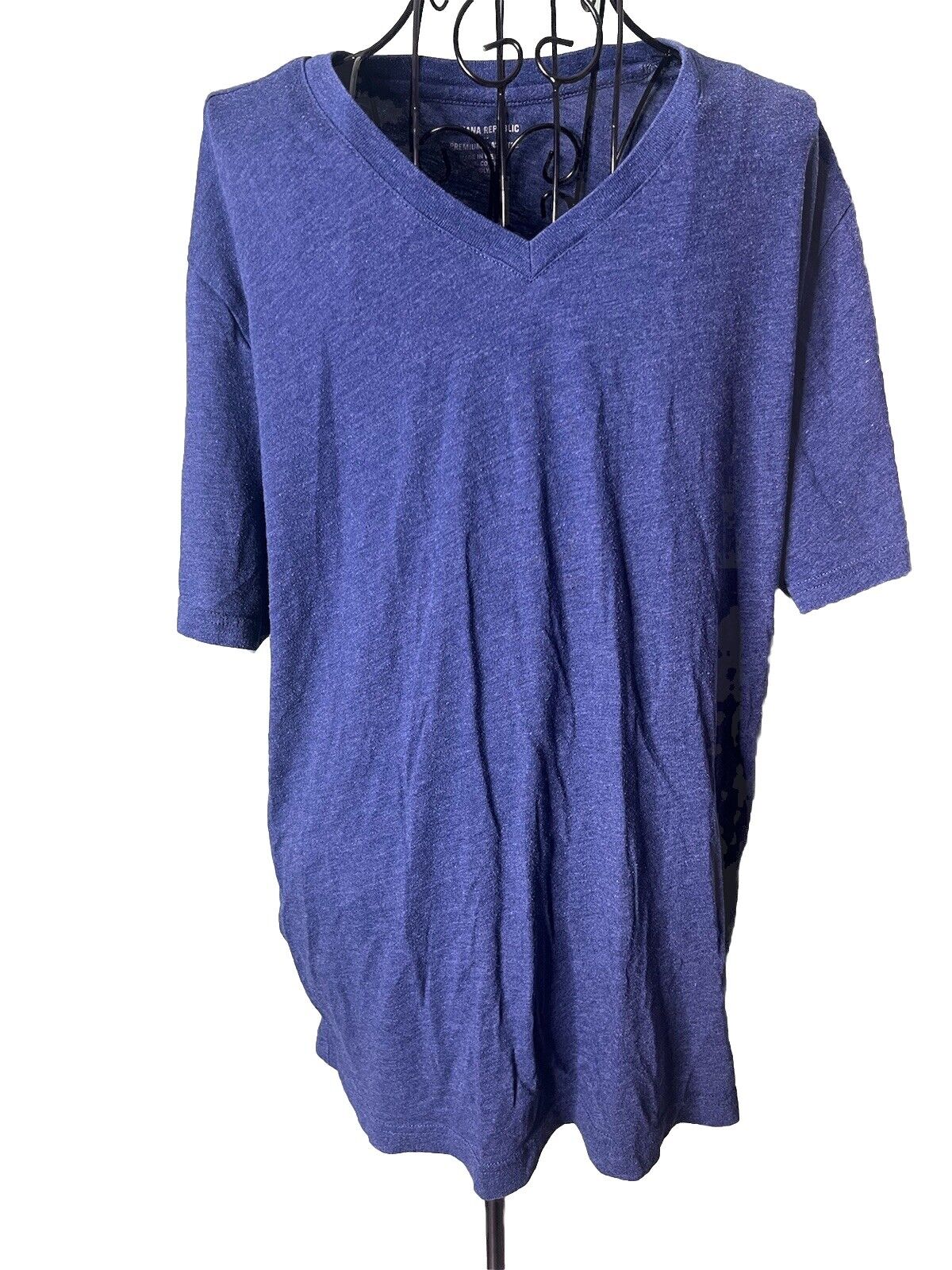 Banana Republic Premium Wash Blue Short Sleeve T-Shirt Men's L