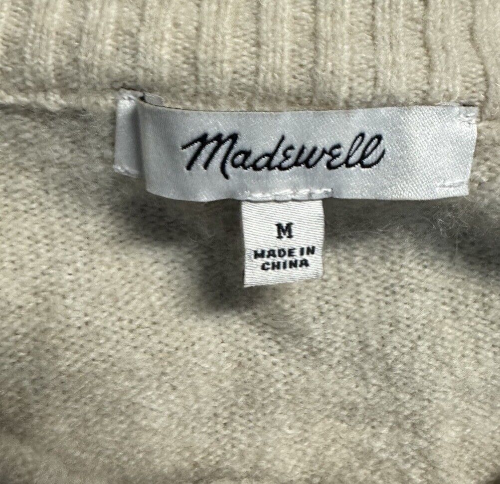 Madewell Pull Over Sweater in Ochre Women Size Medium