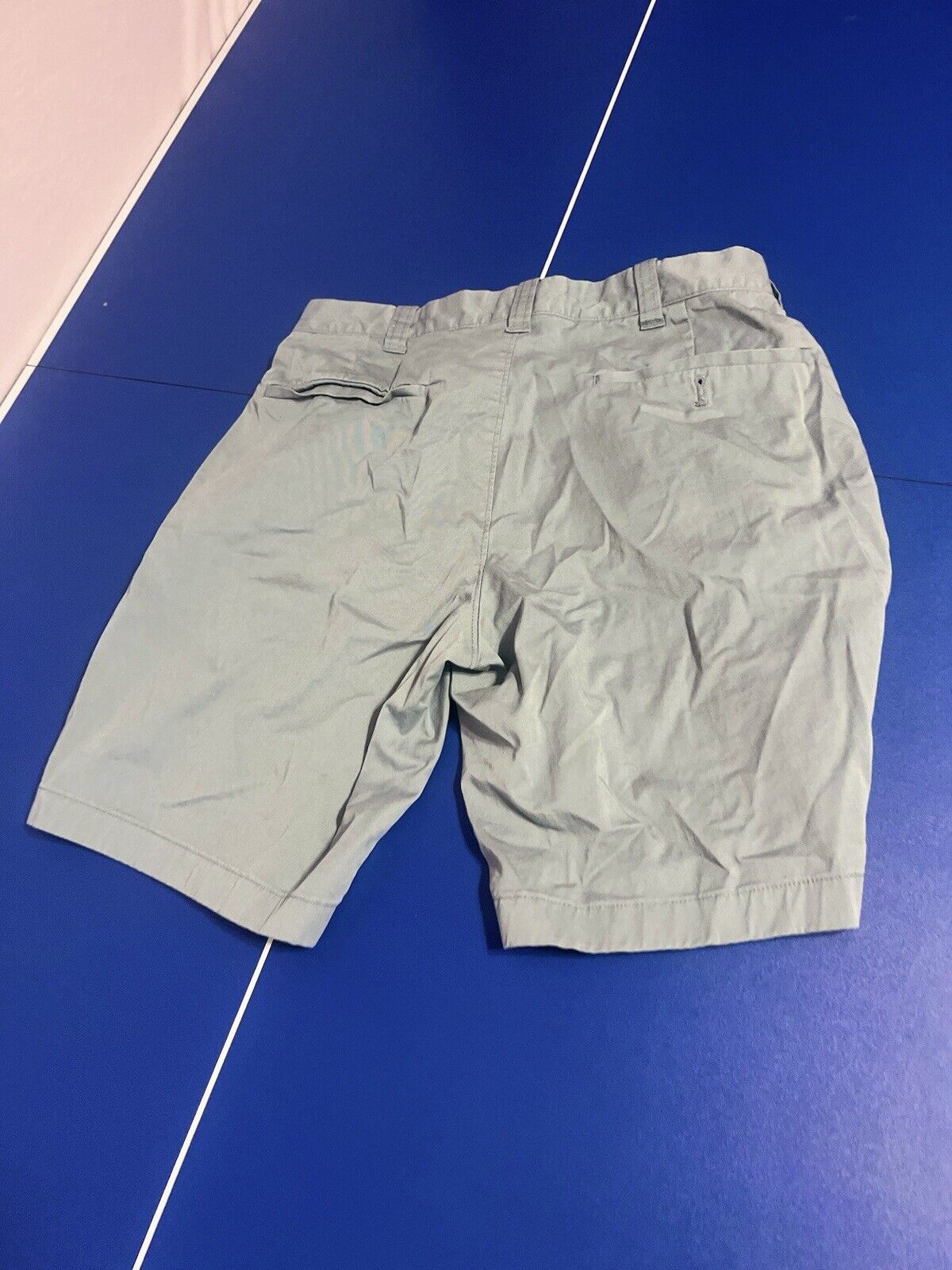 J.Crew Shorts Mens Size 30 Gray Linen Blend Chino 9" Inseam