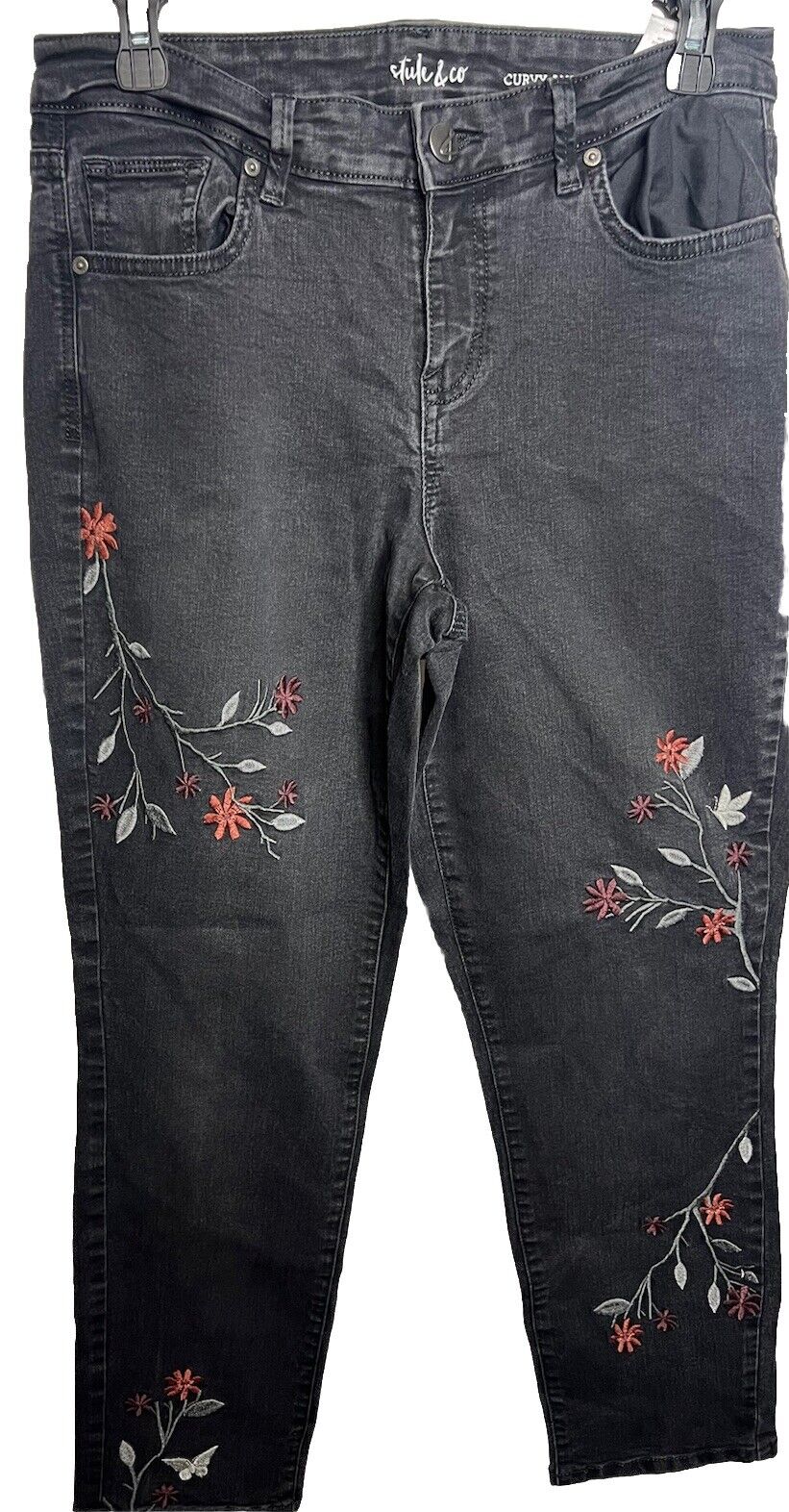 Style & Co Wide-Leg Cropped Jeans Size 6
