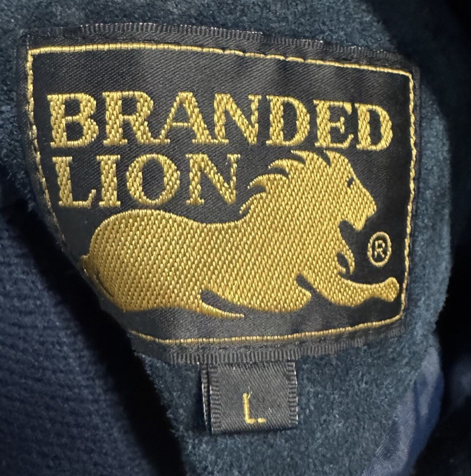 Vintage Mens Branded Lion Coat Jacket large