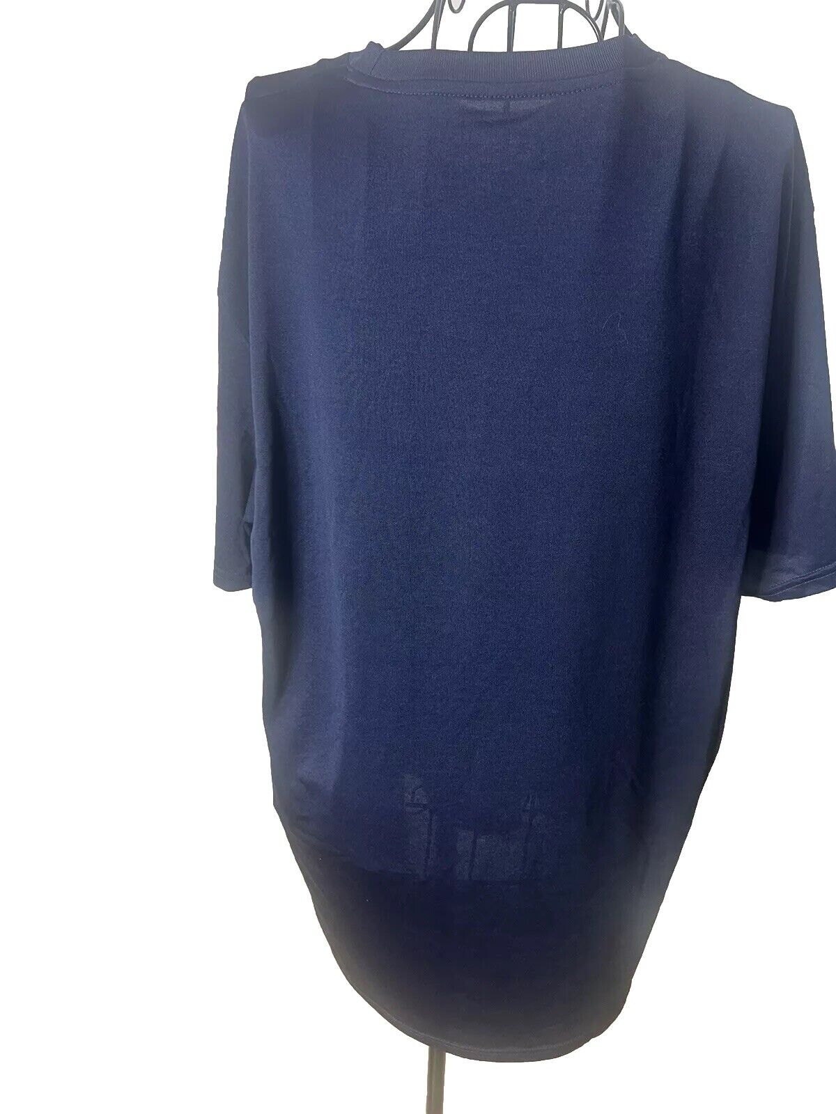 Under Armor!! Notre Dame Fighting Irish Navy Blue T-Shirt Size L Loose Heat Gear