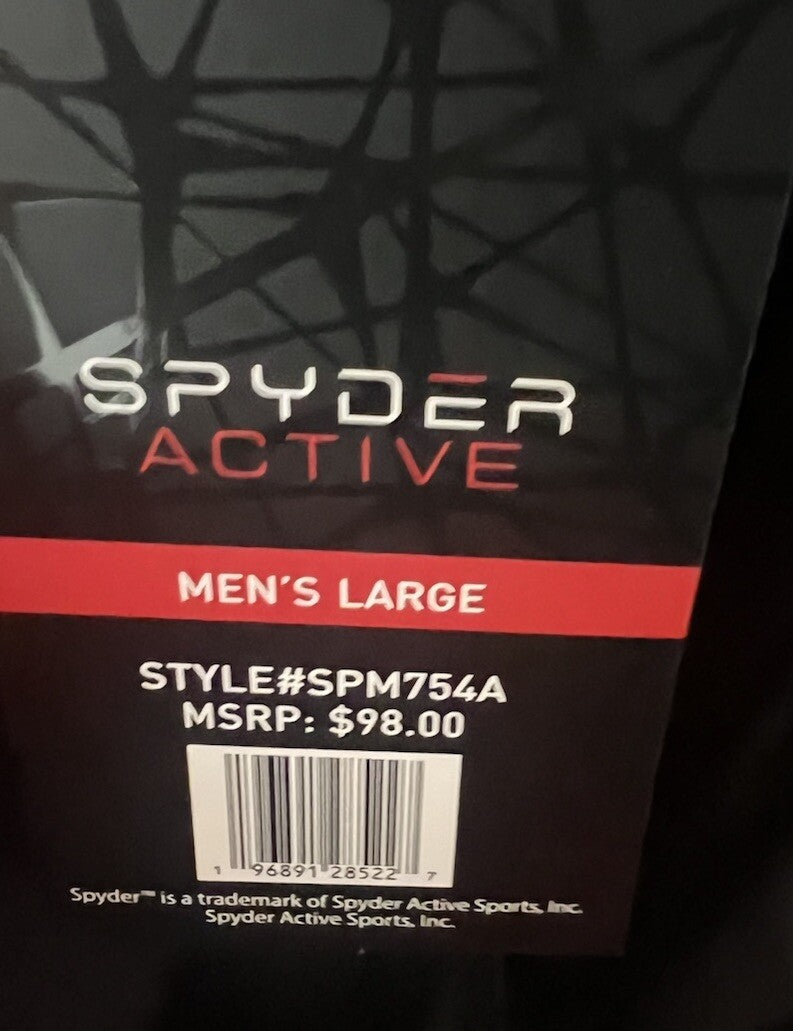 Spyder Active Mens Black Pants Size Large NWT!!