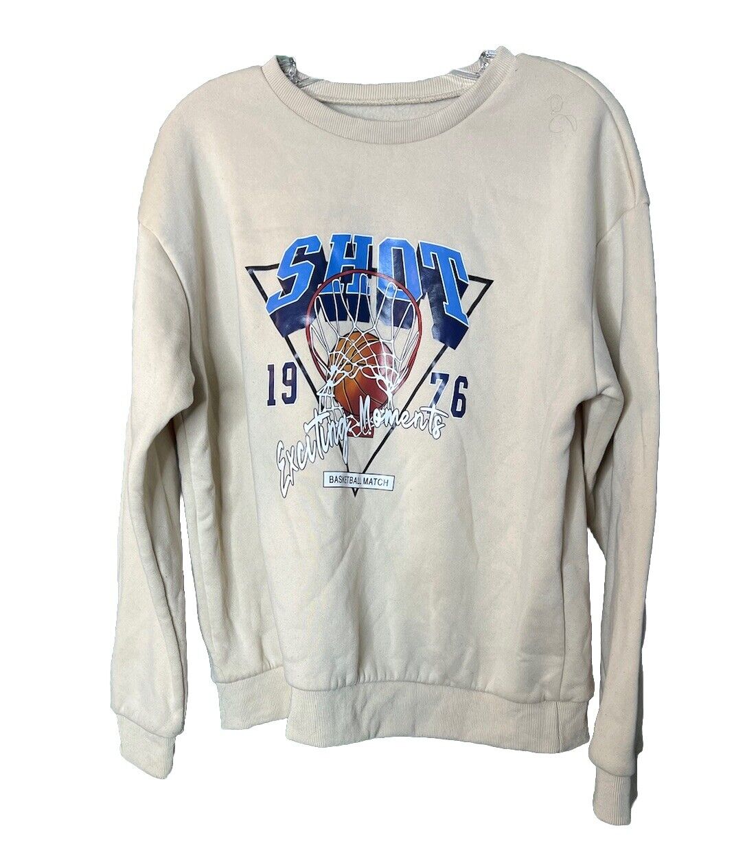 SHEIN “extreme Moments 1976” Long Sleeve Pullover Sweater Size Large