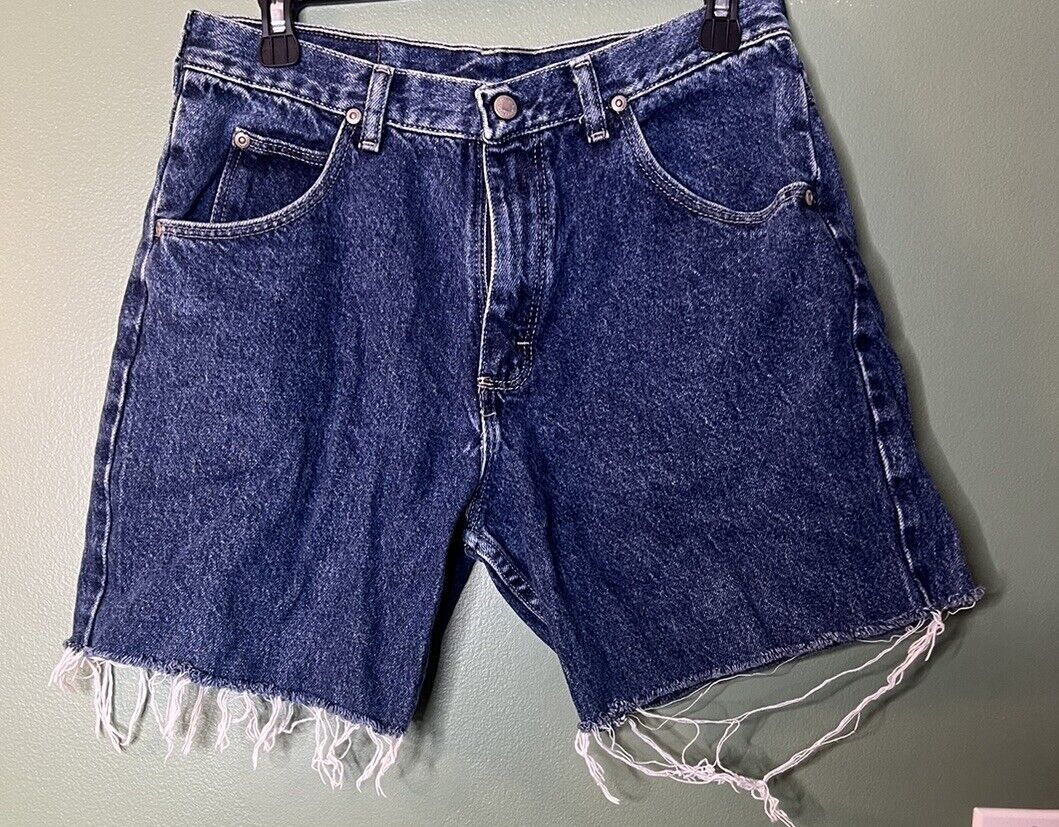 Wrangler Jean Shorts Big Kids Size 16 Husky Carpenter Blue Medium Wash Denim
