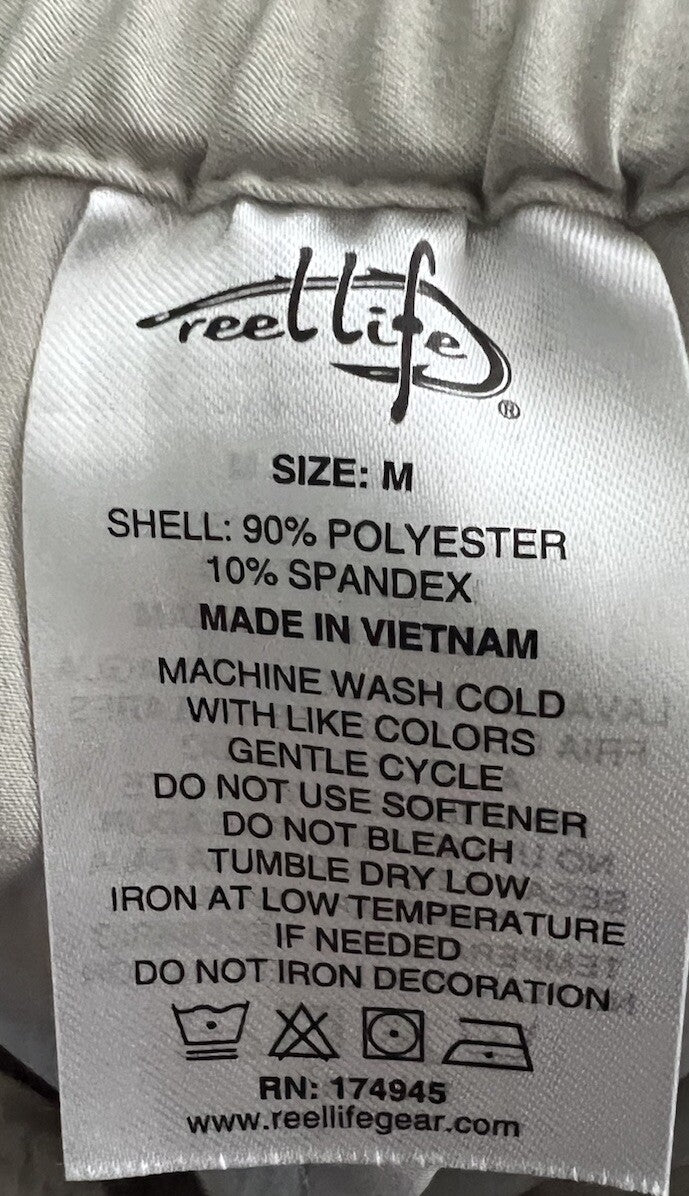 Reel Life Shorts Mens Size M Comfort Waist Shorts