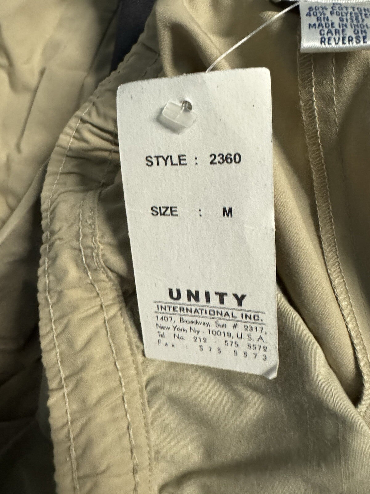 Uniti Casuals Pants Women's Medium Pull On Cotton Blend Mid Rise Pants