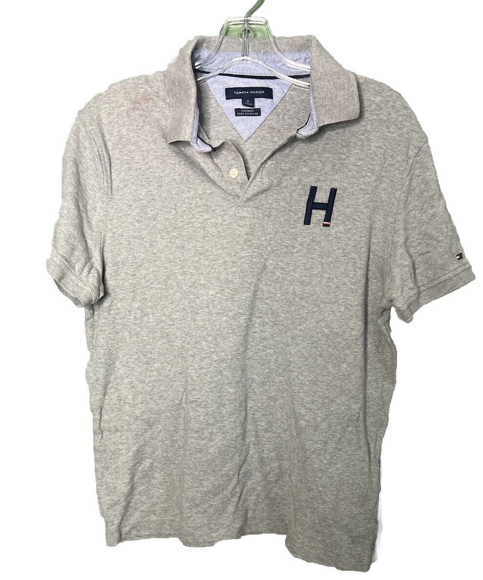 Tommy Hilfiger Polo Shirt Mens Size Medium Casual Short Sleeve