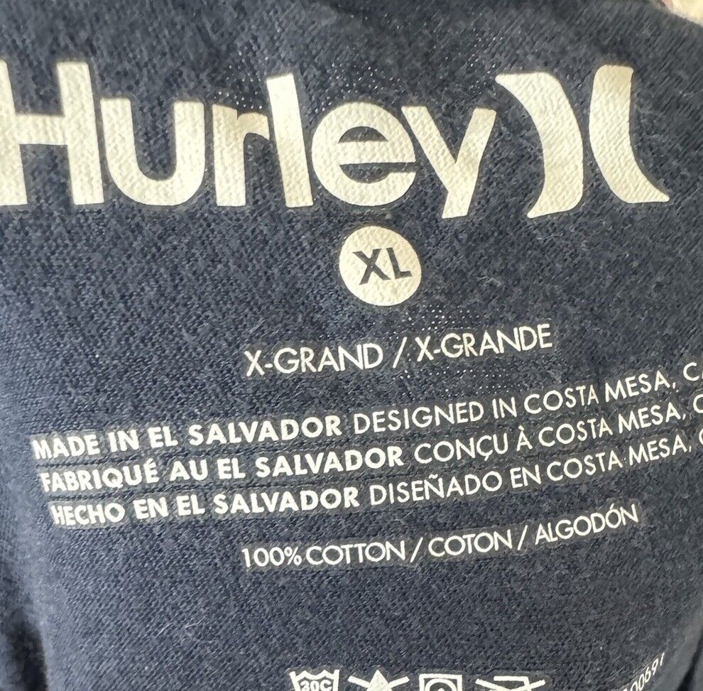 HURLEY Men's T-Shirt ONE AND ONLY DRIFIT - Navy - XL