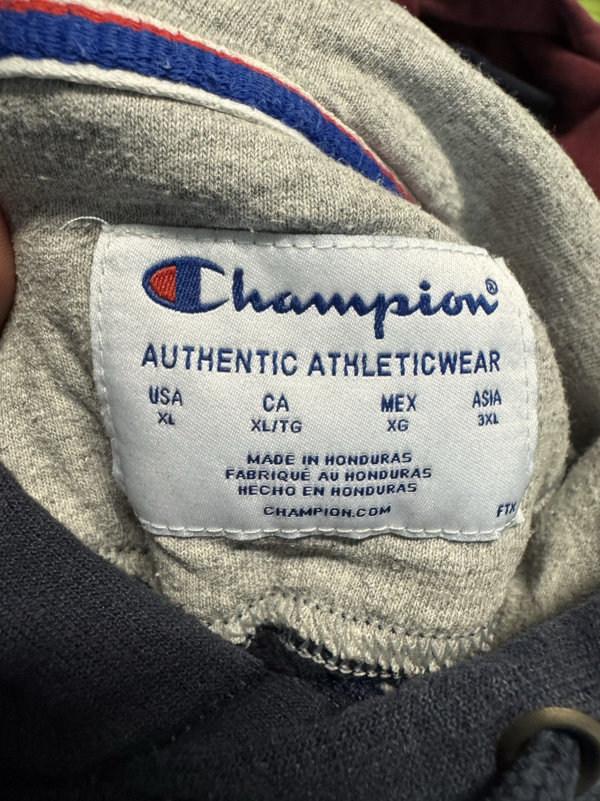 Champion Men's Hoodie Stretch Pullover Logo XL