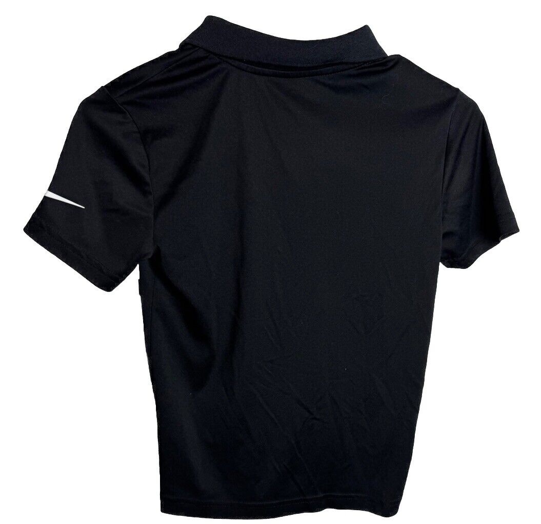 Nike Polo Shirt Golf Fit Size 8-10 Black