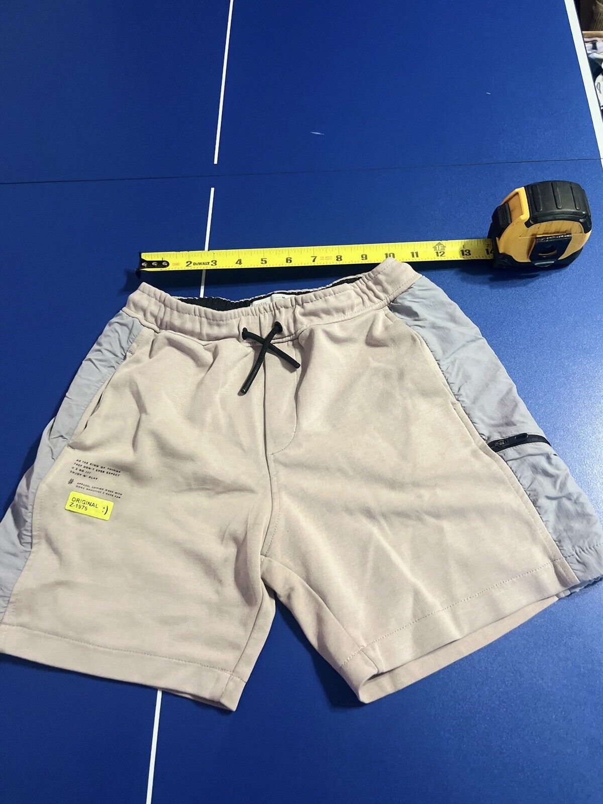 Zara Size 10 Shorts, Girls Comfortable Elastic Sweat-shorts, Beige Color, Rare