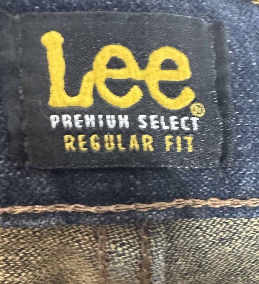 LEE Regular Fit Jeans Straight Leg Regular Seat & Thigh At Waist Dark Blue Orion
