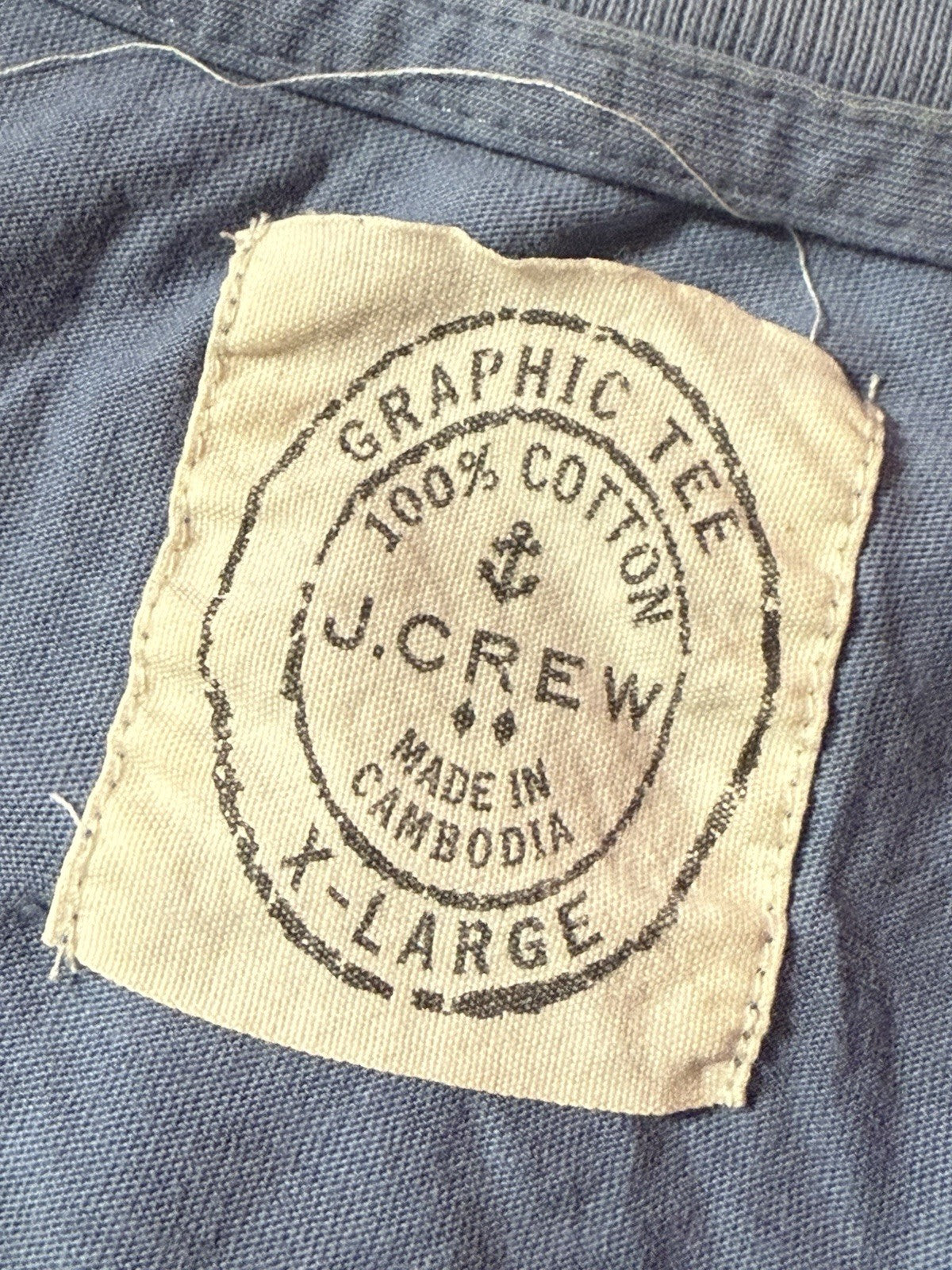 J Crew Men Oceanside T Shirt Size XL