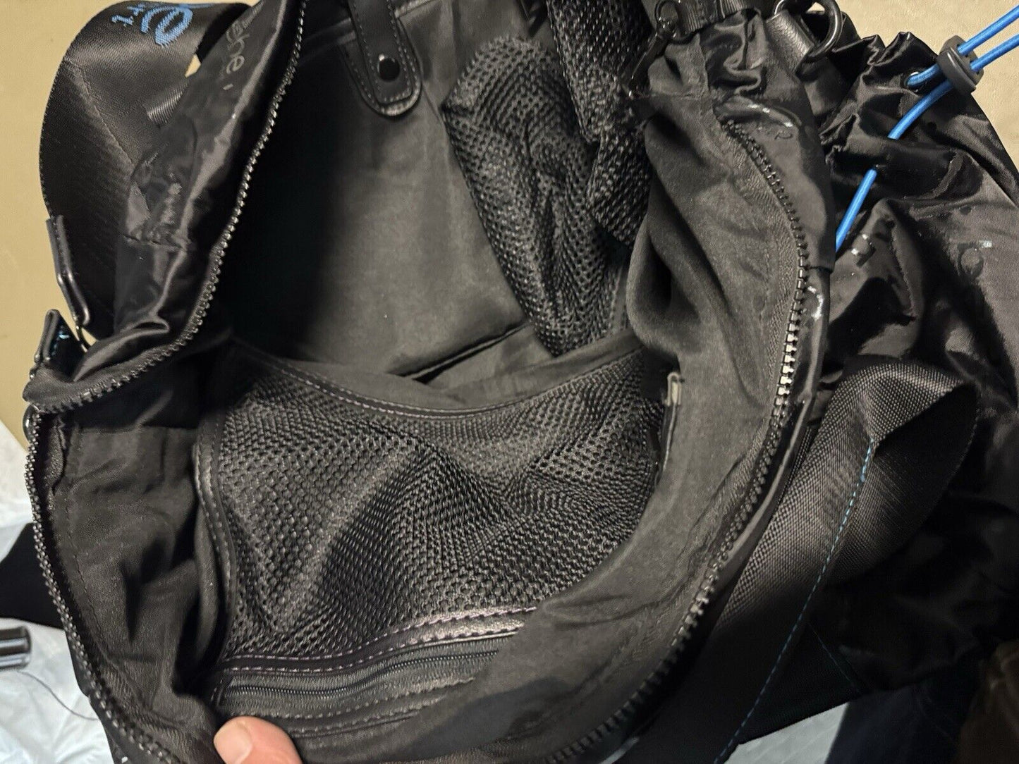 Bebe Black Weekend Travel Duffle Bag Black